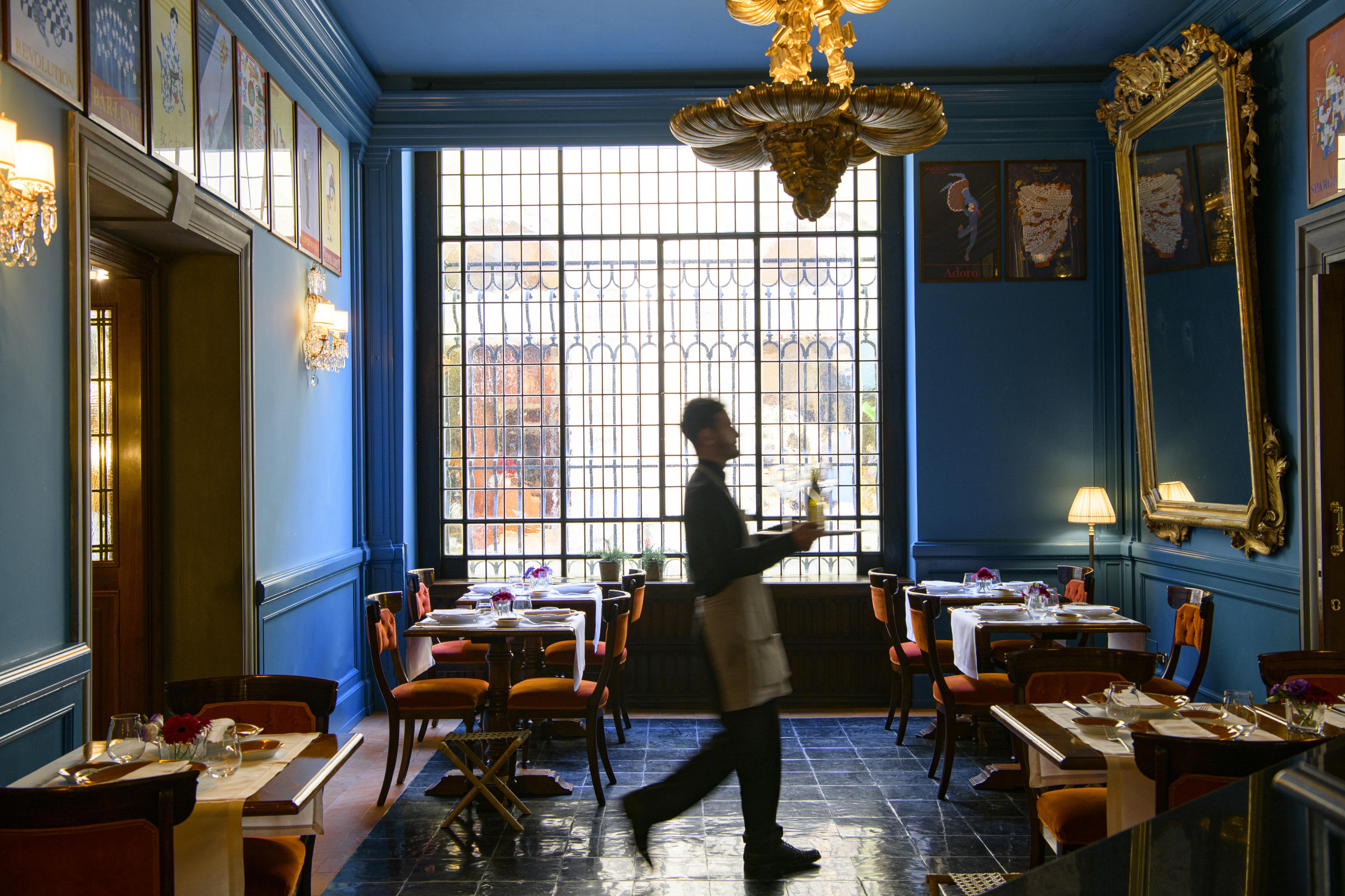 فندق هيلفيتيا آند بريستول فيرنزي - ستارهوتلز كوليزيوني فلورنس المظهر الخارجي الصورة Restaurant interior